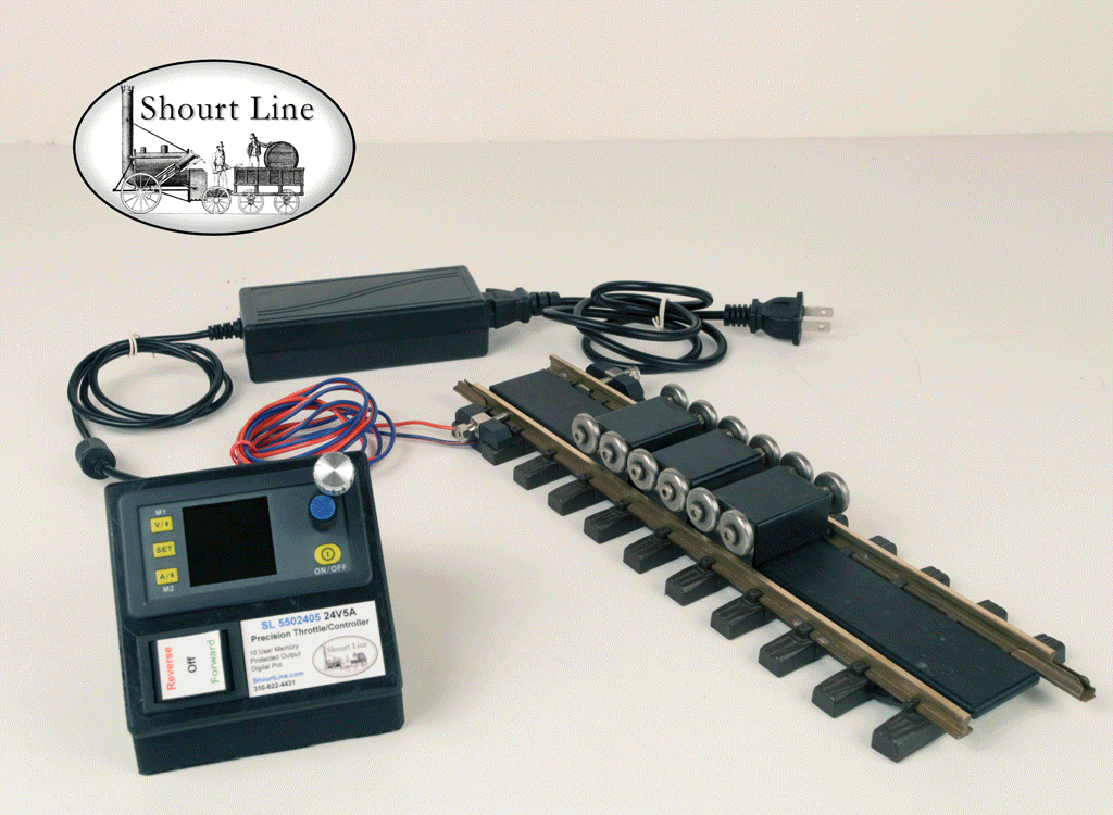 SL-DC-5-SPS-Kit: SL 5A Amp Digital High Efficiency Precision Voltage/Amperage Throttle + 24V 6A Switching Power Supply w AC cord